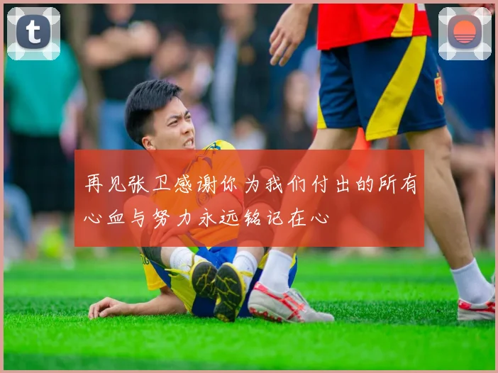 再见张卫感谢你为我们付出的所有心血与努力永远铭记在心