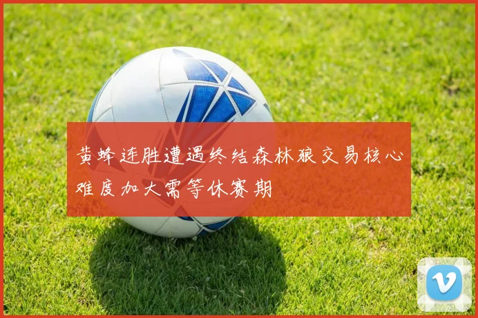 黄蜂连胜遭遇终结森林狼交易核心难度加大需等休赛期